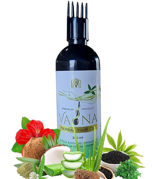 Herbal VANA Hair Oil 200 ml | Super Saver Pack Of 2 (400 ml) 